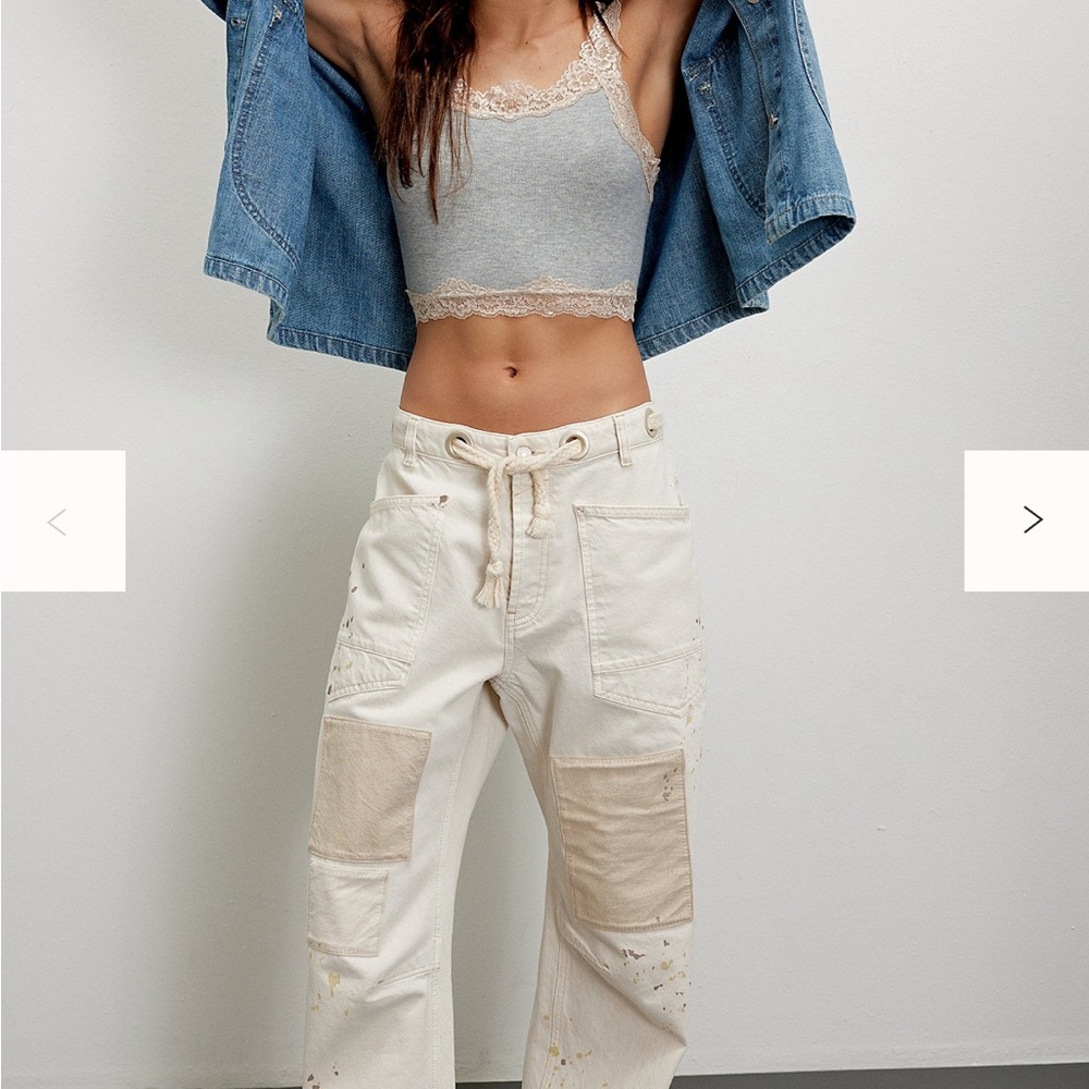 Free People Moxie Jeans in White